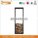 Classical Black Metal Firewood Rack thumbnail-3