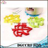 Promotional Free Gift Maple Leaf Design Silicone Placemat Pot Holder thumbnail-5