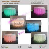 Folding Glass Banquet Hall Table / Round Banquet Table and Chair for Sale thumbnail-2