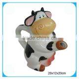 Unique Kitchenware Cow Teapot Ceramic thumbnail-1
