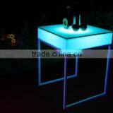 Mult Color Changing Plastic and Stainless Stell Led Table thumbnail-1