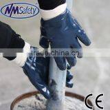 NMSAFETY Oil Proof Working Gloves Heavy Duty Nitrile Gloves Full Coated Three Dipping Import Nitrile Gloves thumbnail-1