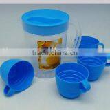 1.5L Food Grade PP Durable Plastic Water Jug Set