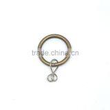 Steel Ring Loose Eyelet For Curtain Rod Inside Diameter 35mm Antique Brass Colour thumbnail-2