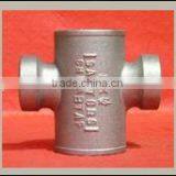 cast iron pipe fittings sanitary cross tapped