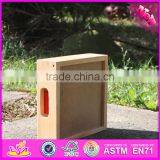 2017 New Design 18 Pieces Educational Wooden Kids Building Blocks With Box W13A115 thumbnail-5