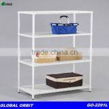 Space Saver Metal Storage Shelf With Wheels, Detachable Warehouse Storage Rack thumbnail-2