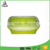 2016 Best Selling Eco-friendly Colorful Lunch Box Set Silicone Folding Lunch Box With Customized Logo thumbnail-1
