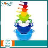 Colorful Stackable Bowls For Baking 8-Piece Measuring Mixing Bowl Set thumbnail-2