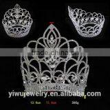 2015 New Design Big Full Round Pageant Pageant Kings Crown H172-150 thumbnail-2