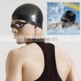 Bulk sale summer diving promotional swimming cap with many colors