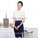 Summer Season Women's Work Uniform Shirt And Skirt Uniform thumbnail-1