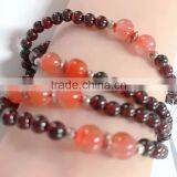 Hot Sale Natural Sterling Silver Jewelry Garnet Necklace thumbnail-2