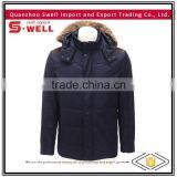 China Factory Stylish Winter Mens Quilted Hoody Thermal Jacket thumbnail-1