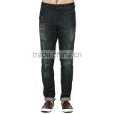 Plain Ripped Jeans Denim Jeans Import High Quality thumbnail-4