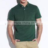 High Quality Custom Cotton Slim Fit Plain White Polo T-shirt thumbnail-4