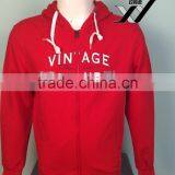 China Wholesale Vintage Brand Men Red Jacket With Zipper thumbnail-1