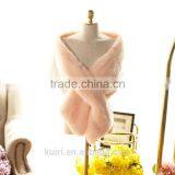 Autumn and Winter Women's Ultra Long Fox Faux Fur Collar Muffler Scarf Fur Scarf Raccoon Fur Cap Super Big Cape Shawl thumbnail-2