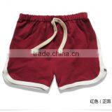 Top Quality Custom Apparel Cheap Quick Dry 100 Cotton Plain Children Sports Shorts thumbnail-3