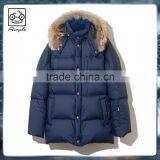 Women's Down Filled Jackets Detachable Hood With Fur thumbnail-1