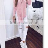 Women Long Sleeve T-shirt Irregular Ruffle Blouse Long Sleeve Tops Size S-XL Casual Shirt for Woman thumbnail-6