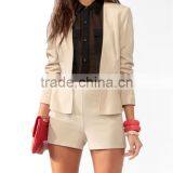 Textured Peplum Jacket thumbnail-1