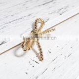 Zinc Based Alloy Purse Accessories Gold Plated 6.1cm(2 3/8") x 2.8cm(1 1/8"), 1 Piece thumbnail-3