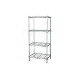 Steel Industrial Wire Shelving, H63, W48, Shelf Capacity 800 Lbs