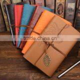 Wholesale Customized Retro Vintage Leather String PU Leather Journal Diary Journey Notebook thumbnail-3