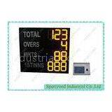 LED Digital Electronic Cricket Scoreboard , Amber Color 150cm x 150cm