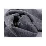 Classical Grey Dye Plain 100% Wool Scarf Grey Mens Scarf With Fringe