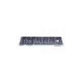 392x110mm Black Metal Keyboards , Stainless Steel Industrial Keyboard