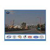 Red Painting Pedestrian Light Pole 220V / 50Hz Lamp Power , Lamp Post Pole 7m Height thumbnail-1