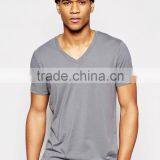 Good For Man V- Collar Top Short Sleeve Concise Casual T-Shirt