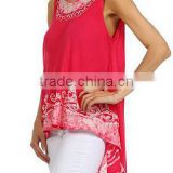 Women's Exclusive Designer Rayon Embroidered Tops & Tunic Online