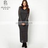 M3125 Prom Dress for Fat Women Simple Design Hot Sales Casual Plus Size Long Dresses thumbnail-1