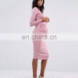 Long Sleeve Sexy Maternity Wear For Women Maternity Clothing Dress thumbnail-4
