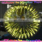 Event/party Shinny Inflatable Zorb Ball in Yellow thumbnail-1
