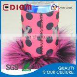 Popular Special Design Hot-selling Eco Friendly Neoprene Sublimation Insulated Cute Fluffy Stubby Holder thumbnail-5