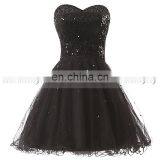 Latest Youthful Sweetheart Sleeveless Lace-up Tulle Sequins Mini Homecoming Dresses SD032 thumbnail-3