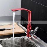 Modern Cheap Discount Brass Hot Cold Water Red Kitchen Basin Faucet,water Tap thumbnail-1