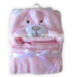 Baby Blanket Cute Bath Soft Flannel Fleece Boys and Girls Hood Blanket thumbnail-7