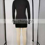 Plus Size Long Sleeve Sexy Bodycon Girls' Dresses Casual Sport Fall Short Mini Dress Women Dresses Women Casual Dresses thumbnail-3