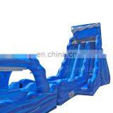 Giant Slip and Slide Tropical Inflatable Blue Wave Dual Water Slide With Pool thumbnail-5