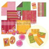 DIY Craft Set Pink & Red Gorgeous Fabulous Flowers Scrapbook Kit thumbnail-2