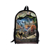 Wholesale Small Quantity Custom Design Cool Dinosaur Backpacks Cartoon Animal Schoolbags for Primary School Students thumbnail-5