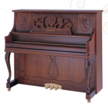 Chinese Upright Piano Brand New Mechanical Retro Home Performance Piano thumbnail-1