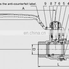 High Pressure Heat Resistant 1/2" Inch M-BSP Brass Ball Valve thumbnail-5