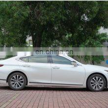 Chrome Door Visor Side Window Deflector Shade Sun Rain Shield Silver Strips Guard for Lexus ES200260300h thumbnail-4