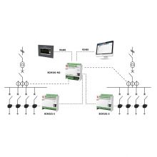 Data center power distribution control equipment Modbus-RTU 30 circuit multifunction extensible scada monitoring system